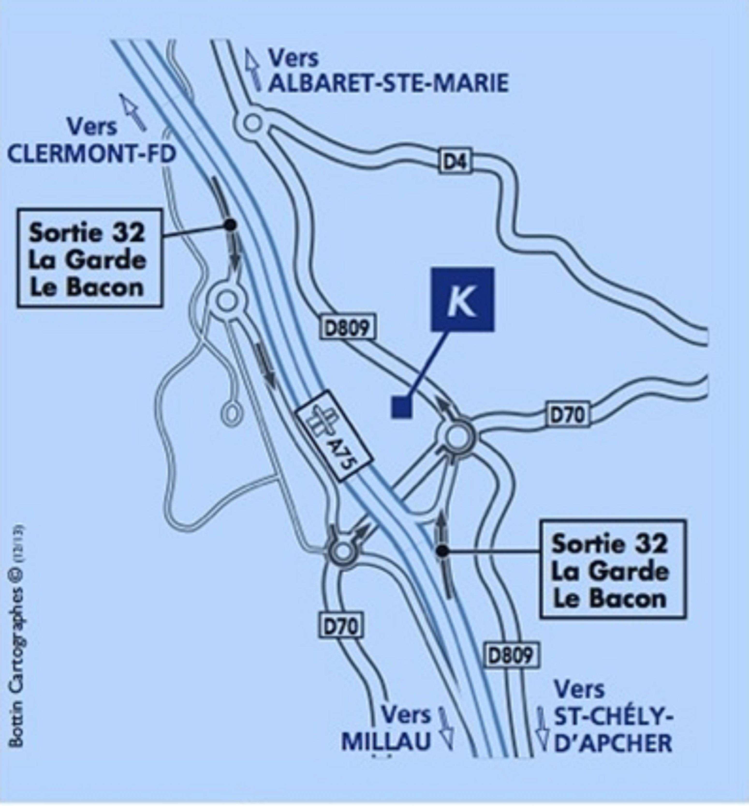 Kyriad Saint Chely D'Apcher - Aire De La Lozere Albaret-Sainte-Marie Exterior photo